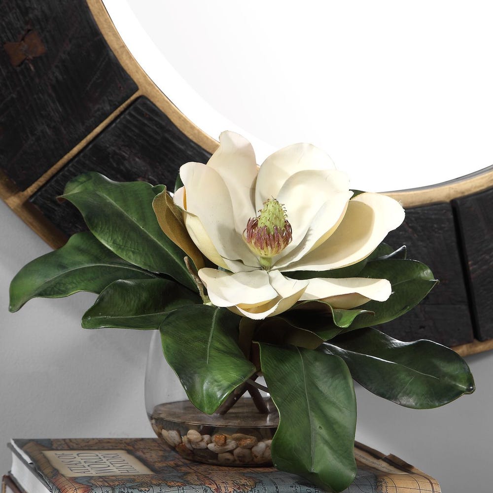 Accent Magnolia en soie Celia