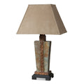 Lampe de table d'extérieur en ardoise