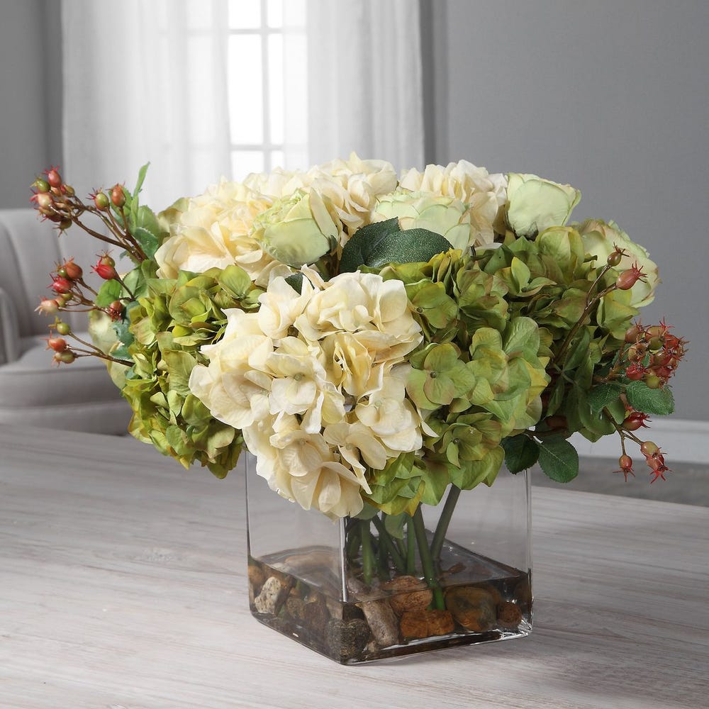 Bouquet d'hortensias Cecily