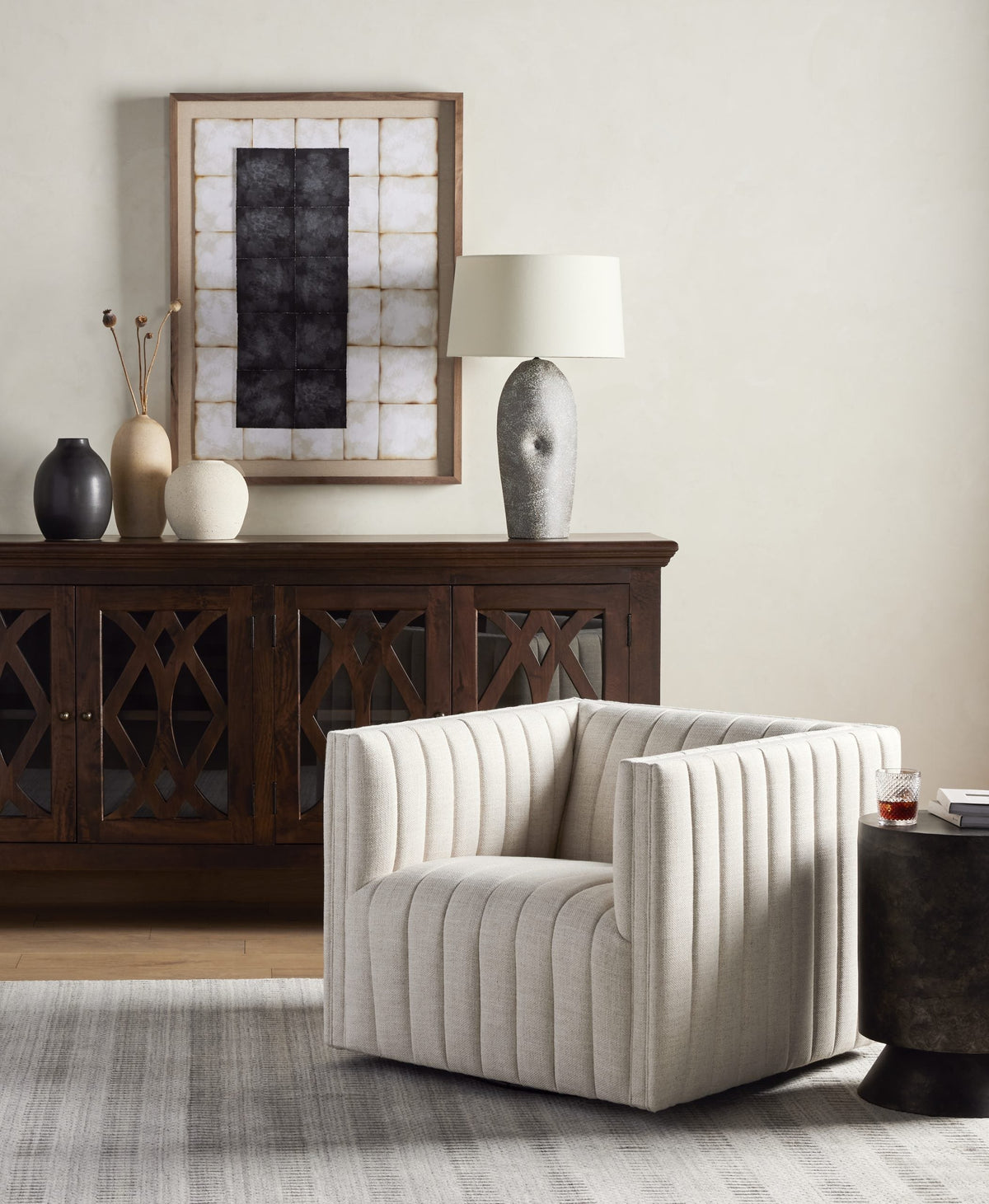 FAUTEUIL PIVOTANT AUGUSTINE