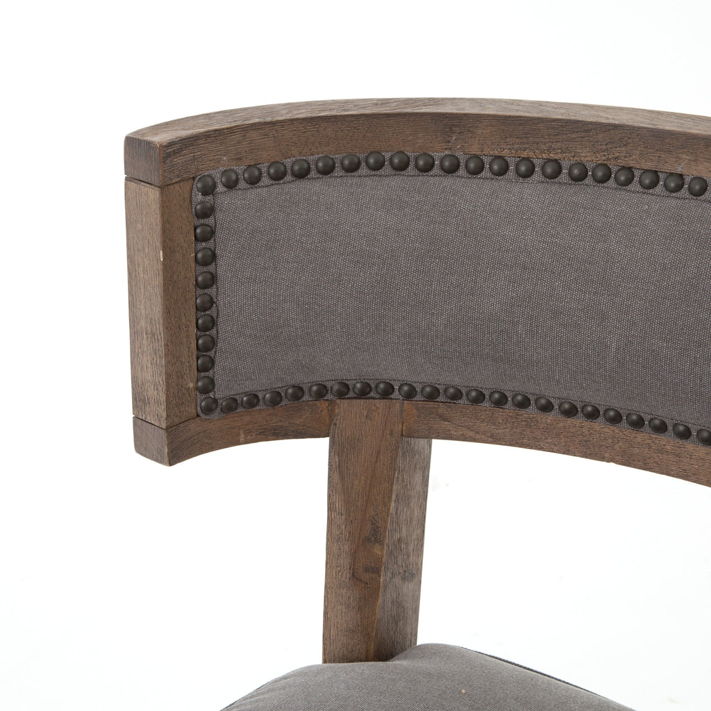 Chaise de salle à manger Carter - Toile Dark Moon