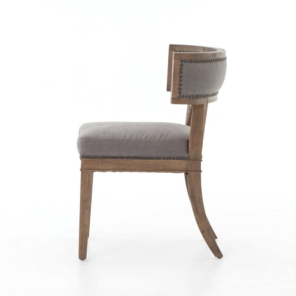 Chaise de salle à manger Carter - Toile Dark Moon