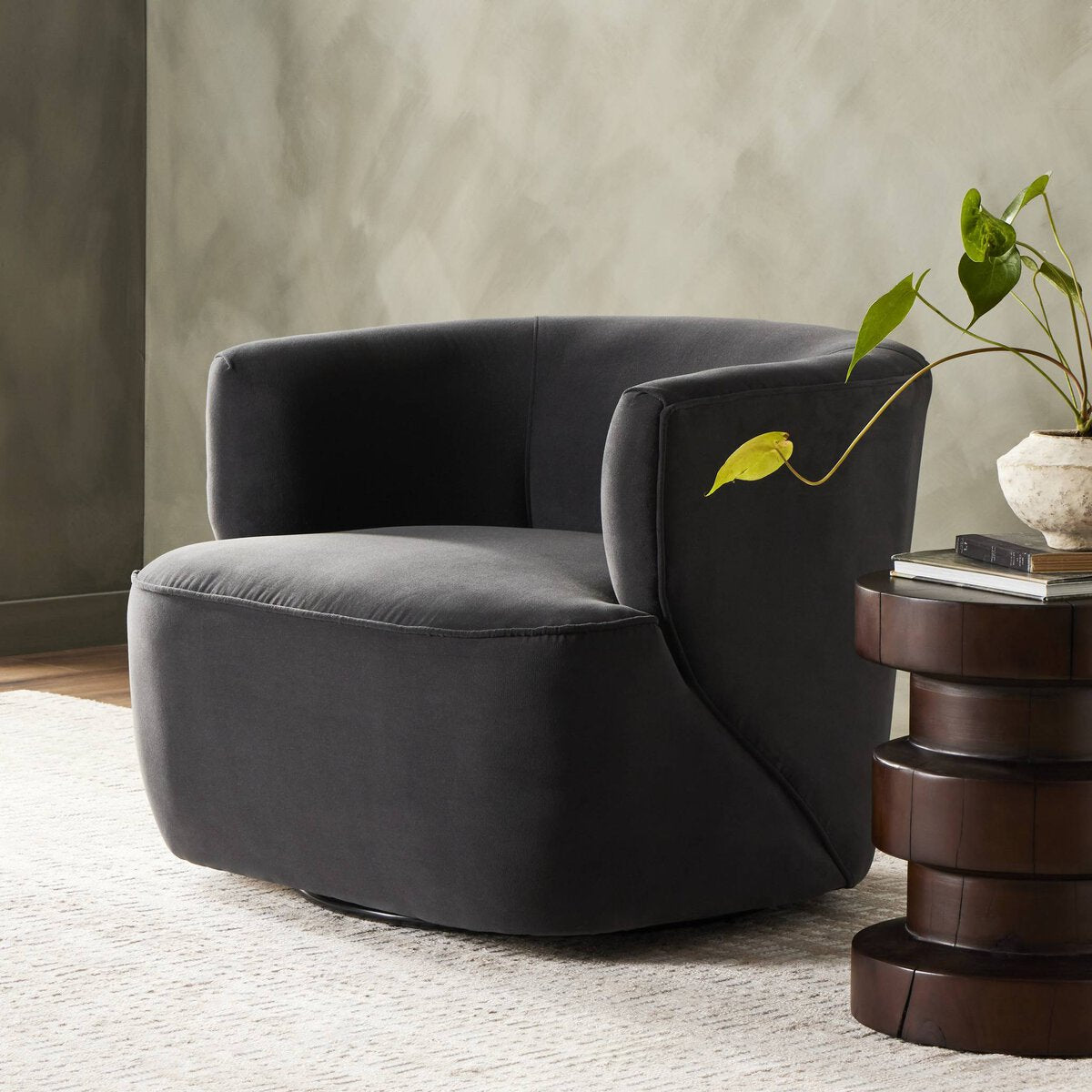 Fauteuil pivotant Mila