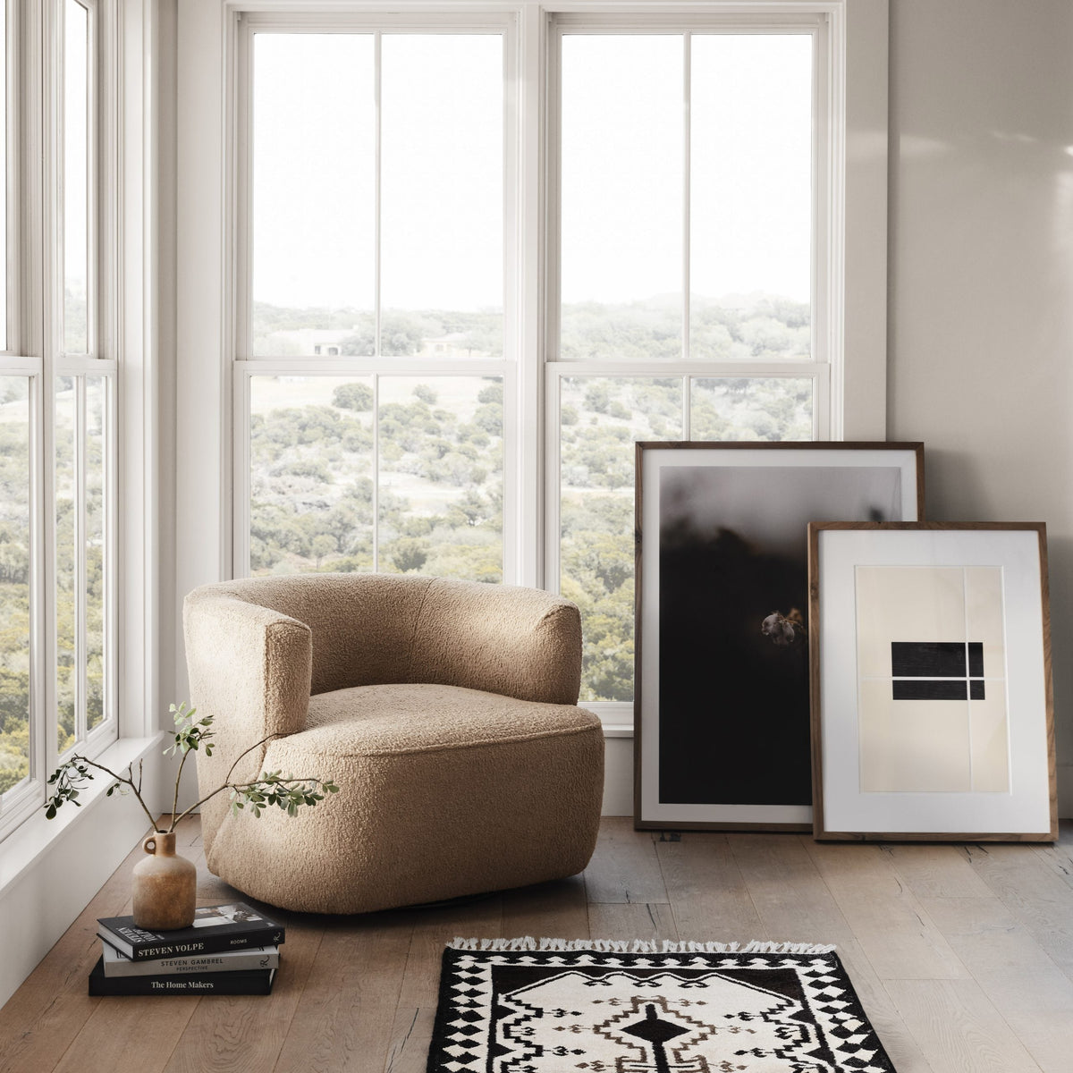 Fauteuil pivotant Mila