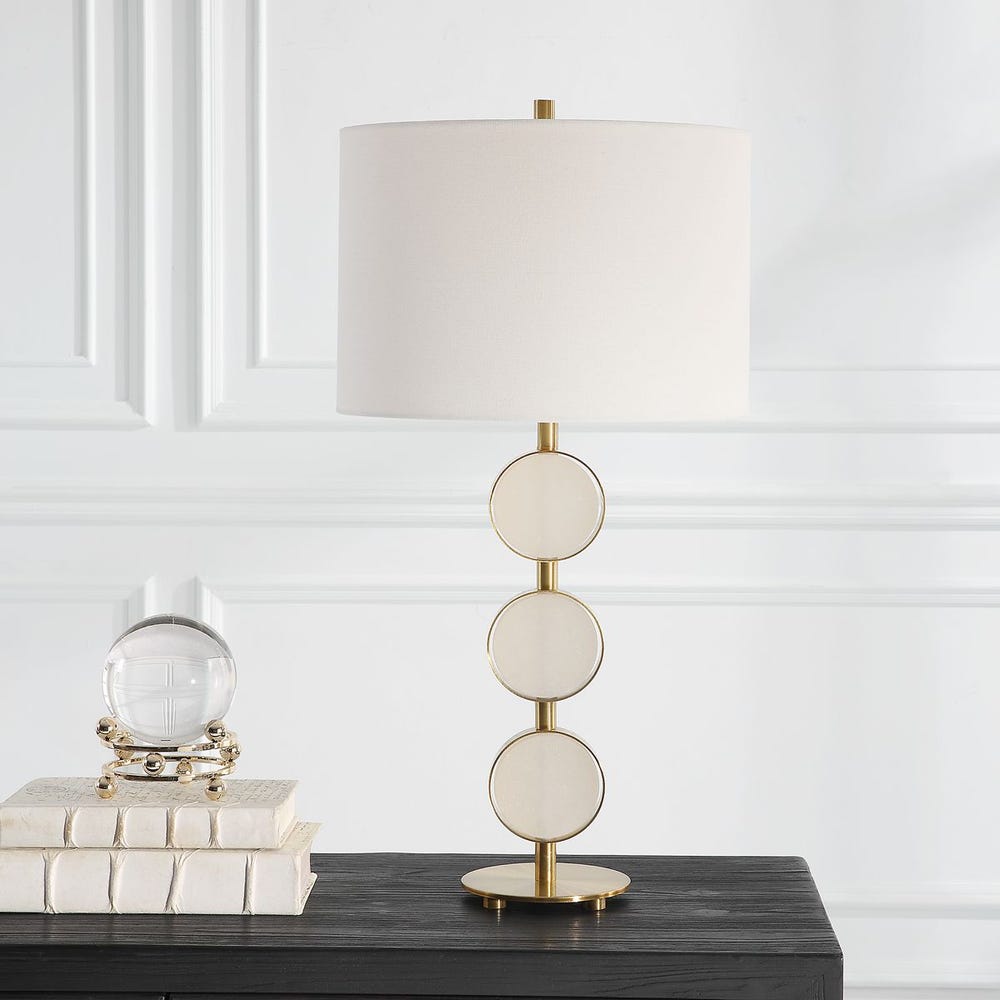 Lampe de table à trois anneaux