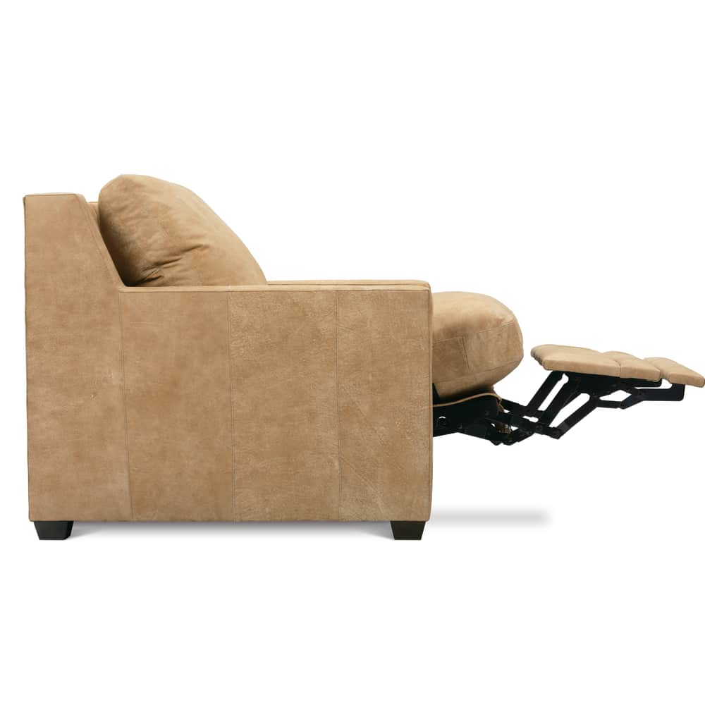 Fauteuil inclinable en cuir Sylvie
