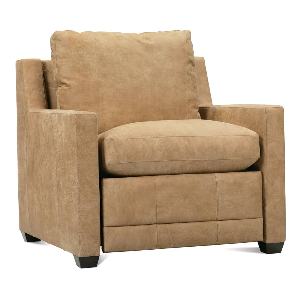 Fauteuil inclinable en cuir Sylvie