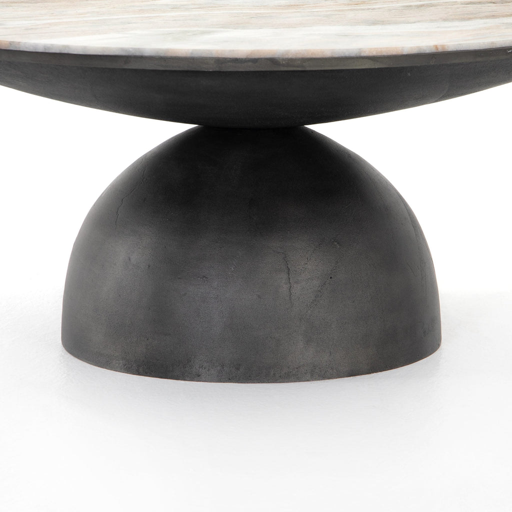 TABLE BASSE CORBETT - TAUPE CRÈME/Petite 