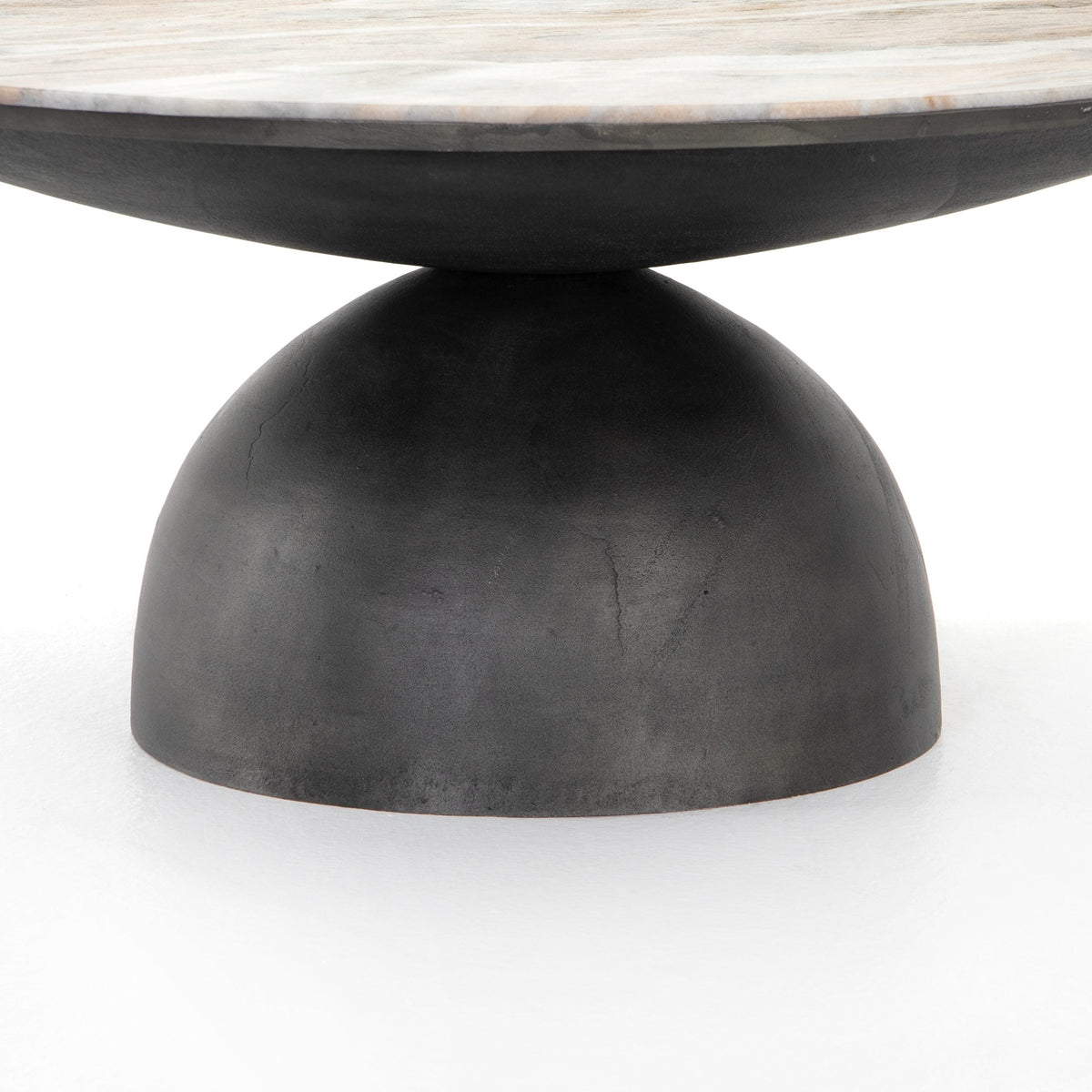 TABLE BASSE CORBETT - TAUPE CRÈME/Petite 