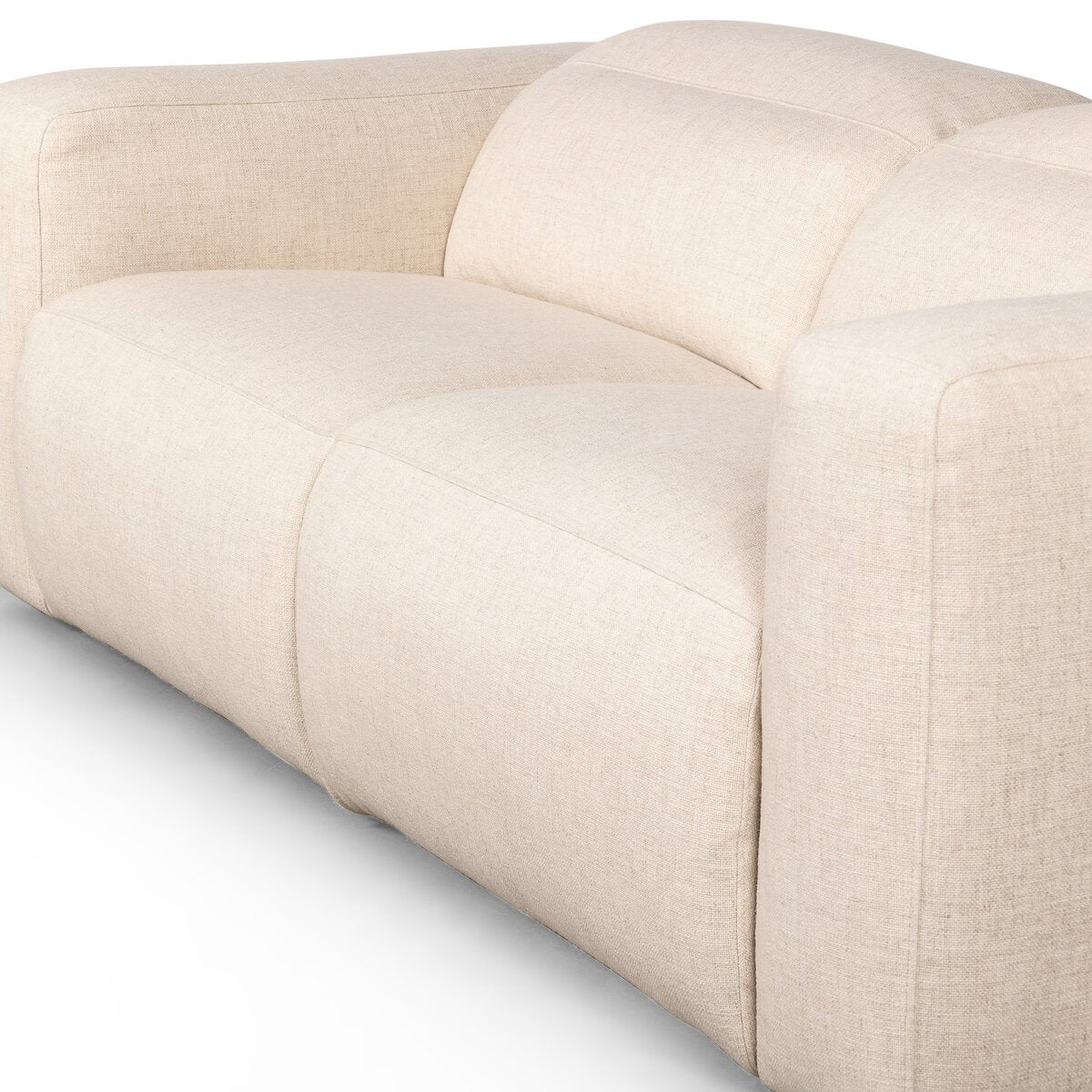 Canapé d'angle 2 pièces Radley avec fauteuil inclinable électrique