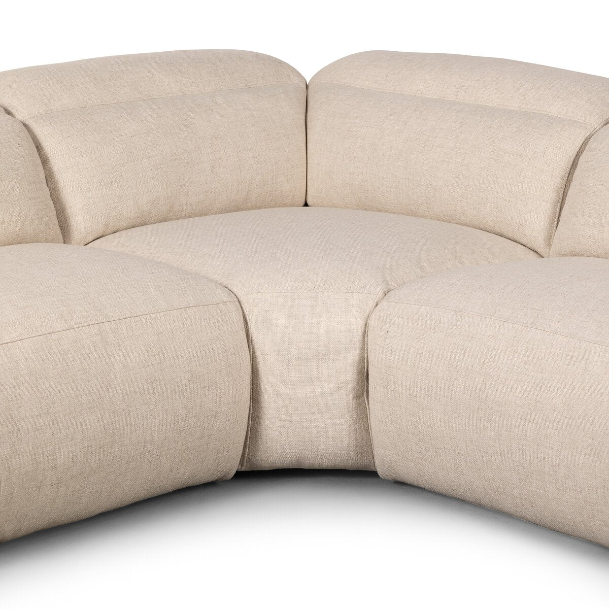 Canapé d'angle 5 pièces Radley avec fauteuil inclinable électrique.