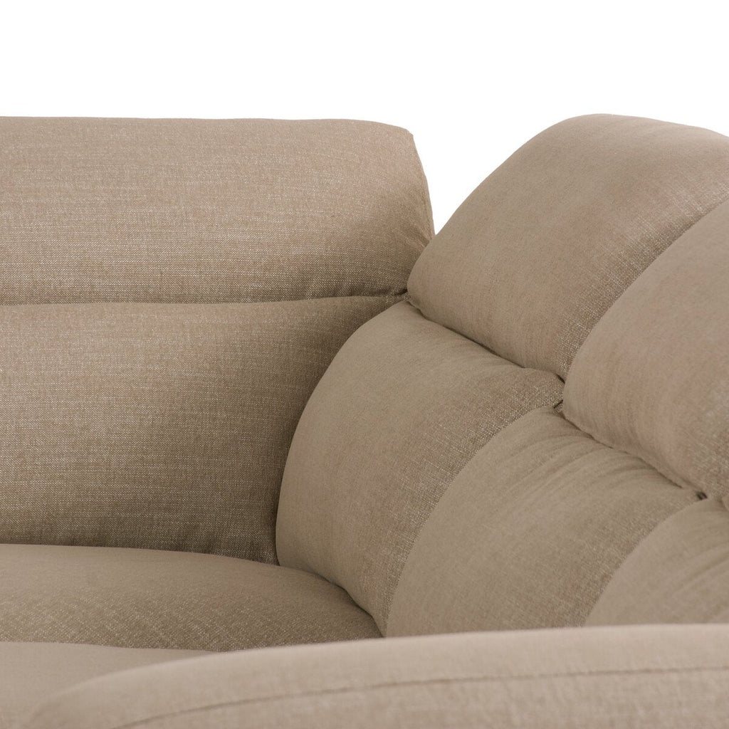 Canapé d'angle 5 pièces Radley avec fauteuil inclinable électrique.
