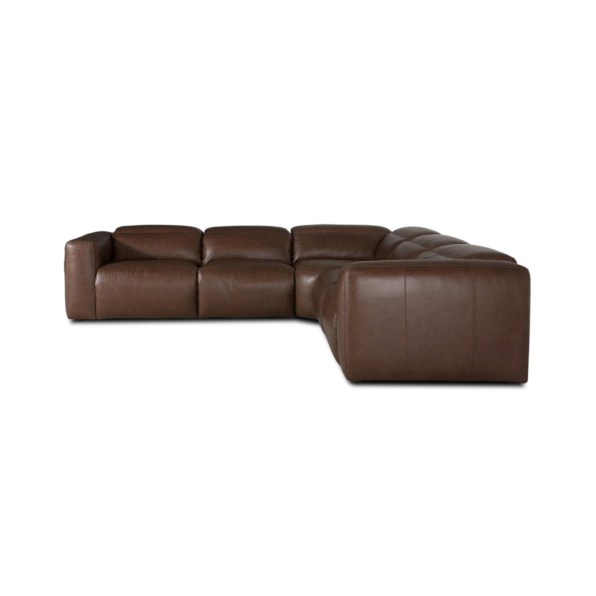 Canapé d'angle 5 pièces Radley avec fauteuil inclinable électrique.