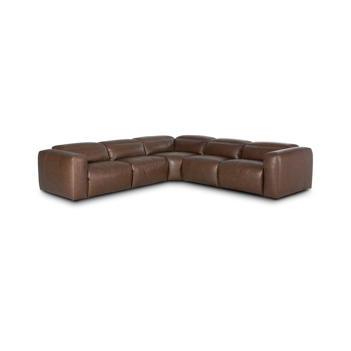 Canapé d'angle 5 pièces Radley avec fauteuil inclinable électrique.