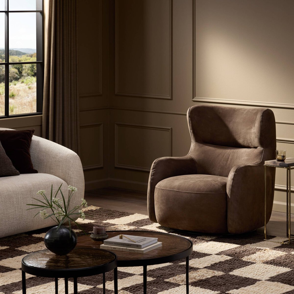 Fauteuil pivotant Mardell