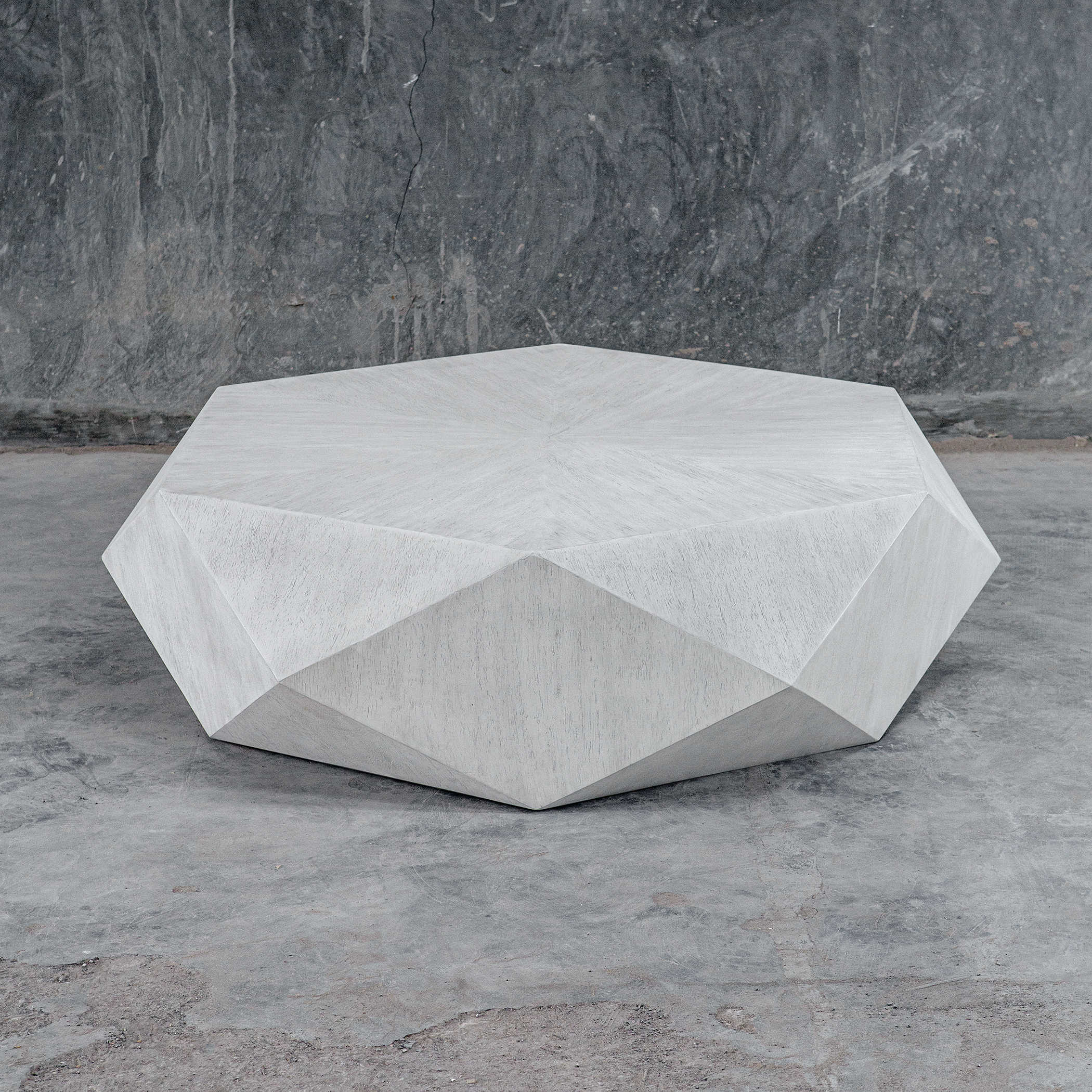 Table basse Volker, blanche