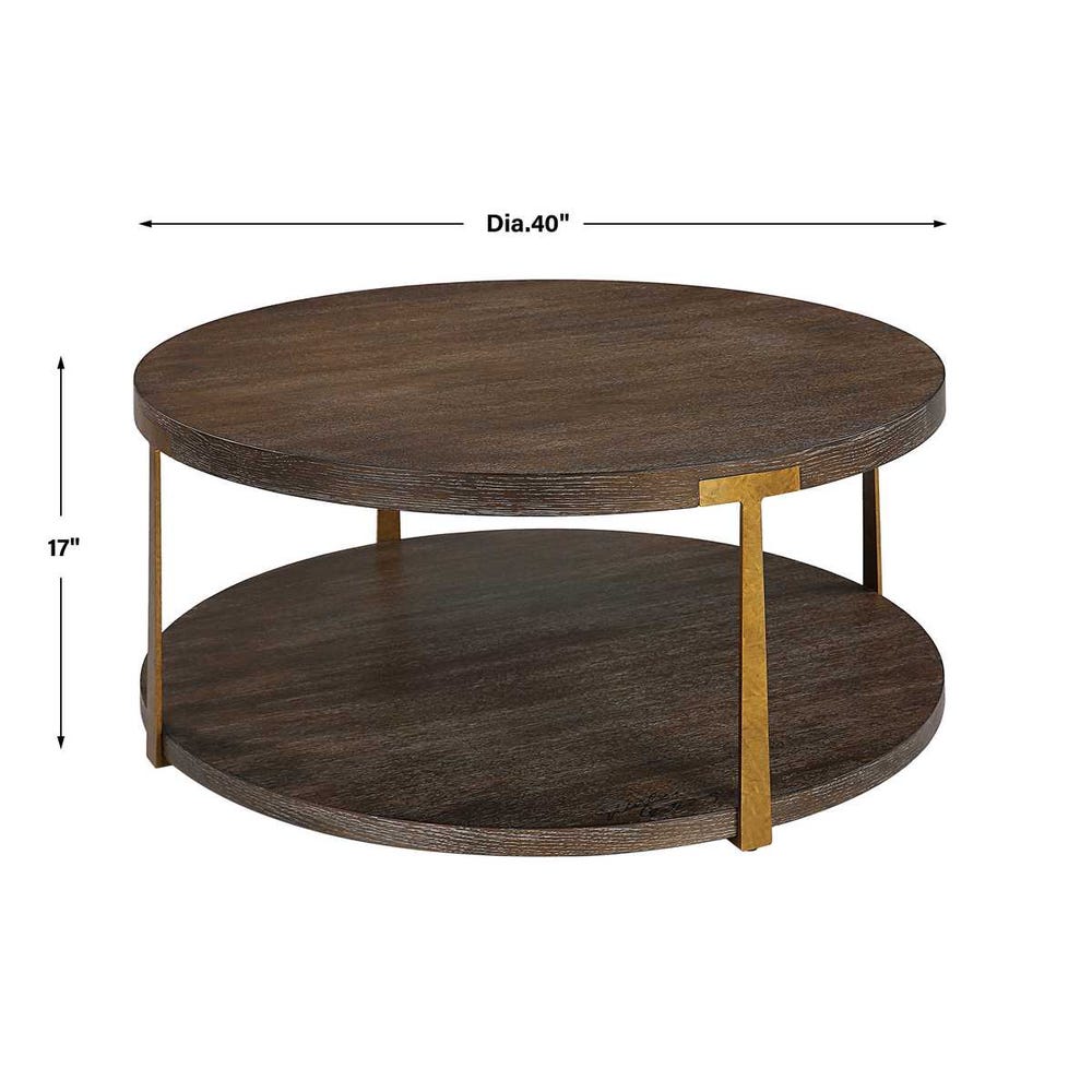 Table basse Palisade, noyer