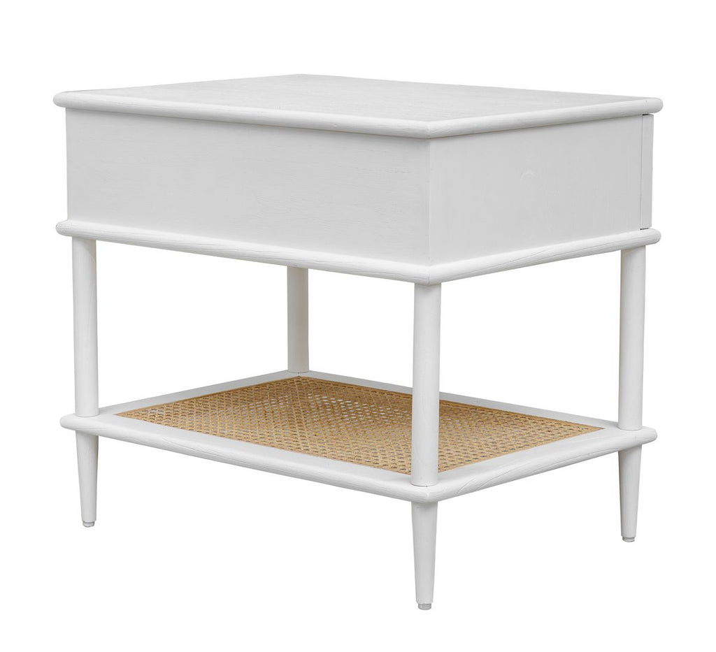 Table d'appoint Coast, blanche