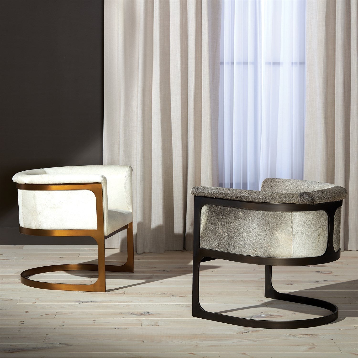 FAUTEUIL EN CUIR REGATON BARREL