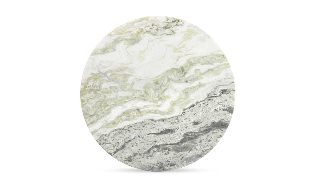 Table basse Evelyn en marbre onyx vert