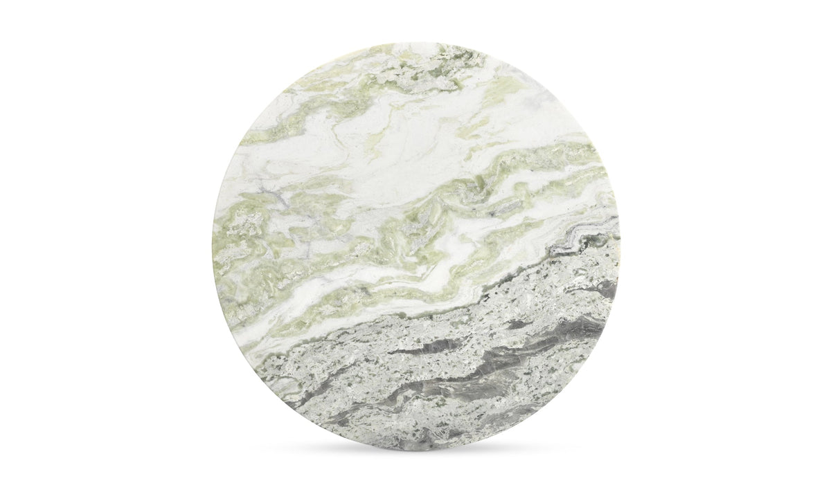 Table basse Evelyn en marbre onyx vert