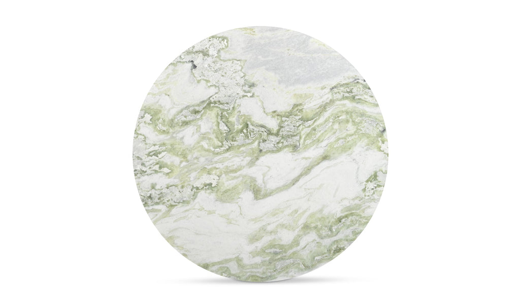 Table basse Evelyn en marbre onyx vert