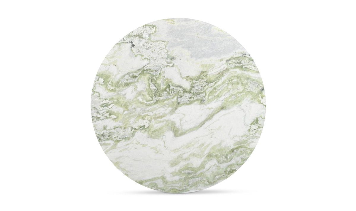 Table basse Evelyn en marbre onyx vert