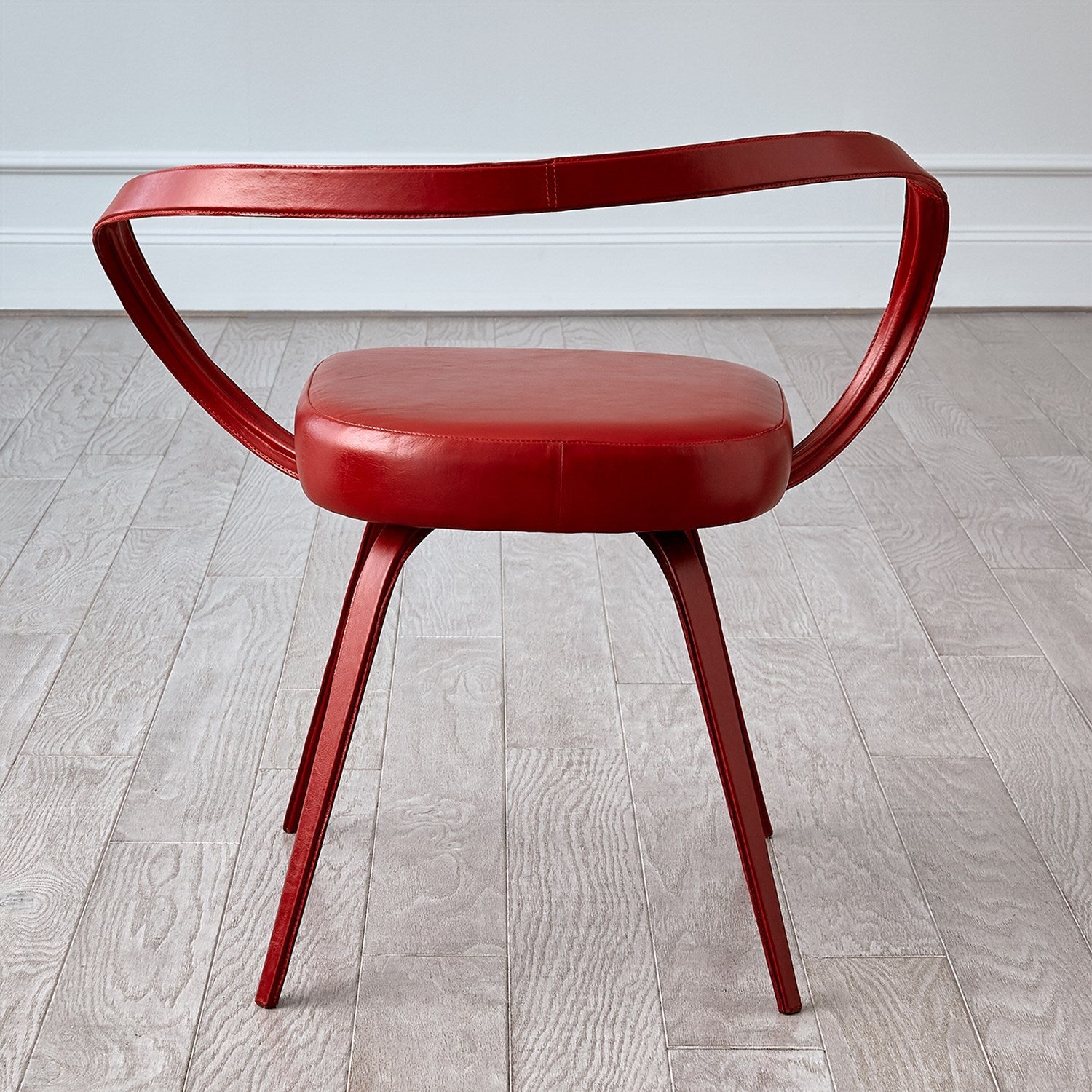 FAUTEUIL EN CUIR PLEINE FLEUR