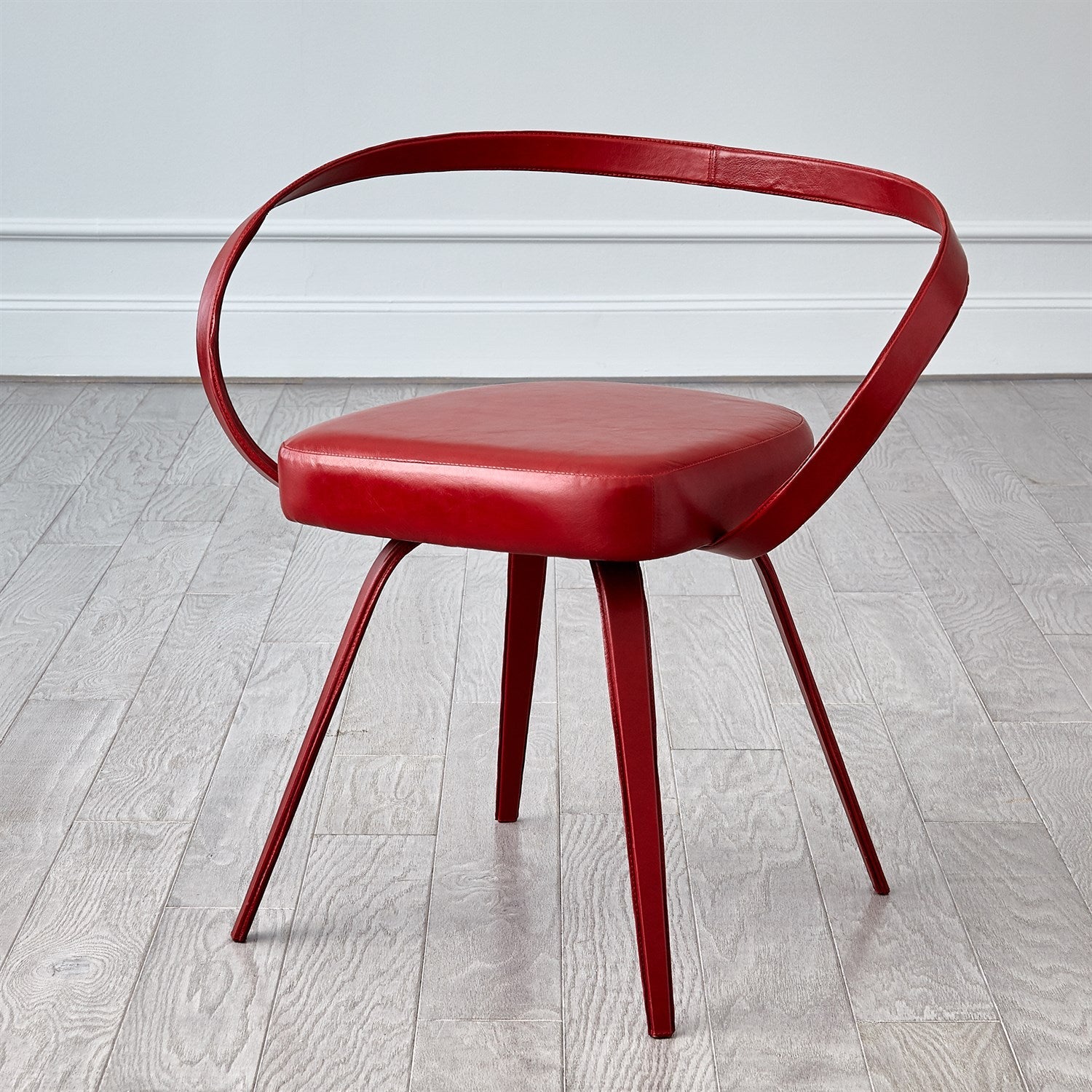 FAUTEUIL EN CUIR PLEINE FLEUR
