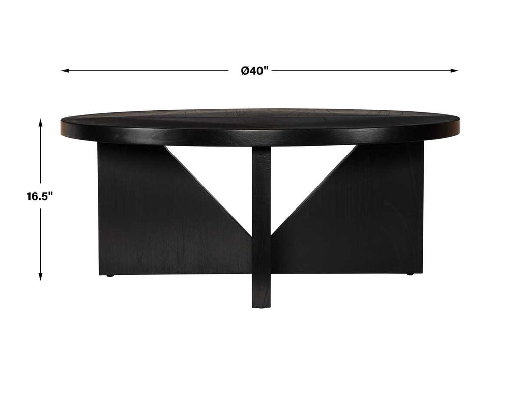 Table basse Nadette, Espresso