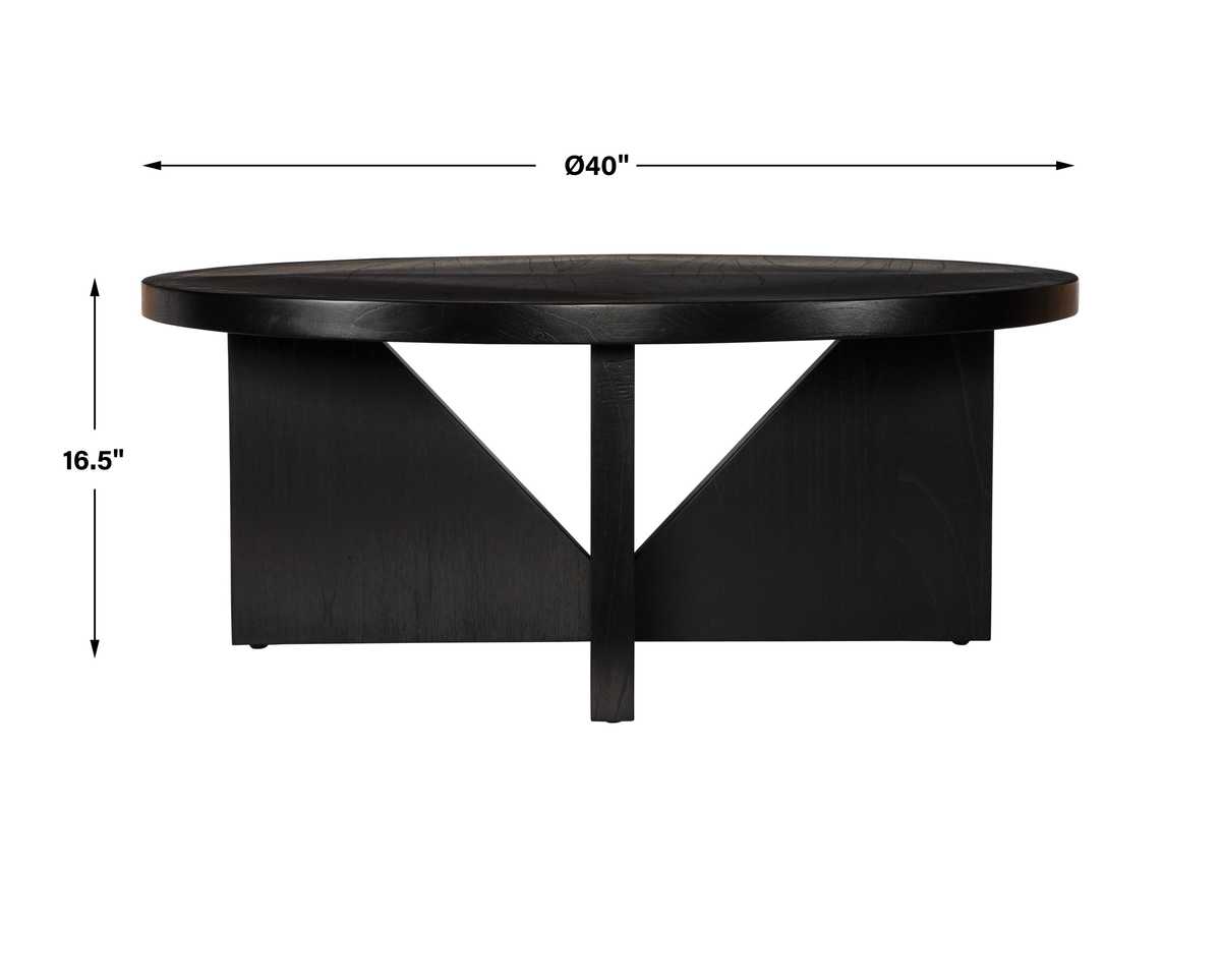 Table basse Nadette, Espresso