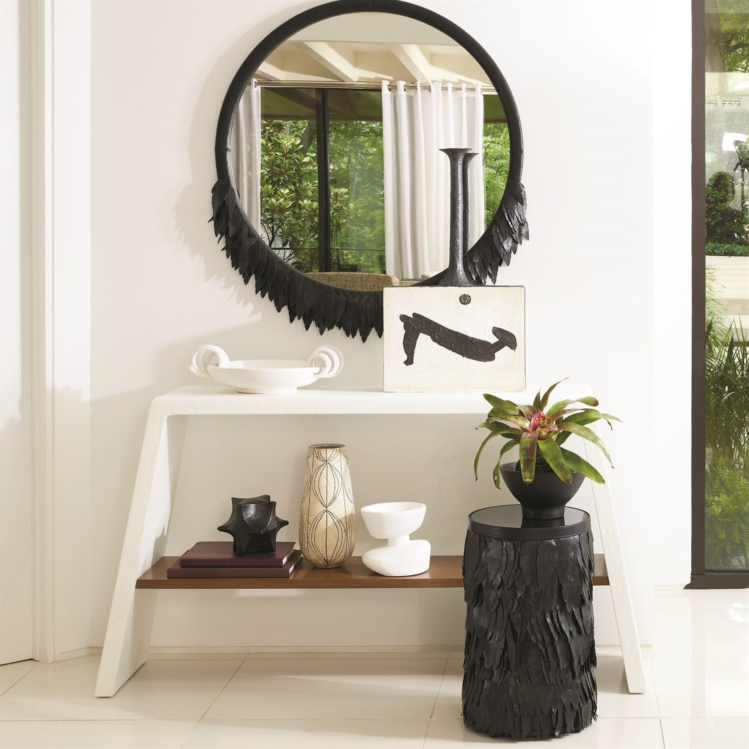 MIROIR EMILY - NOIR