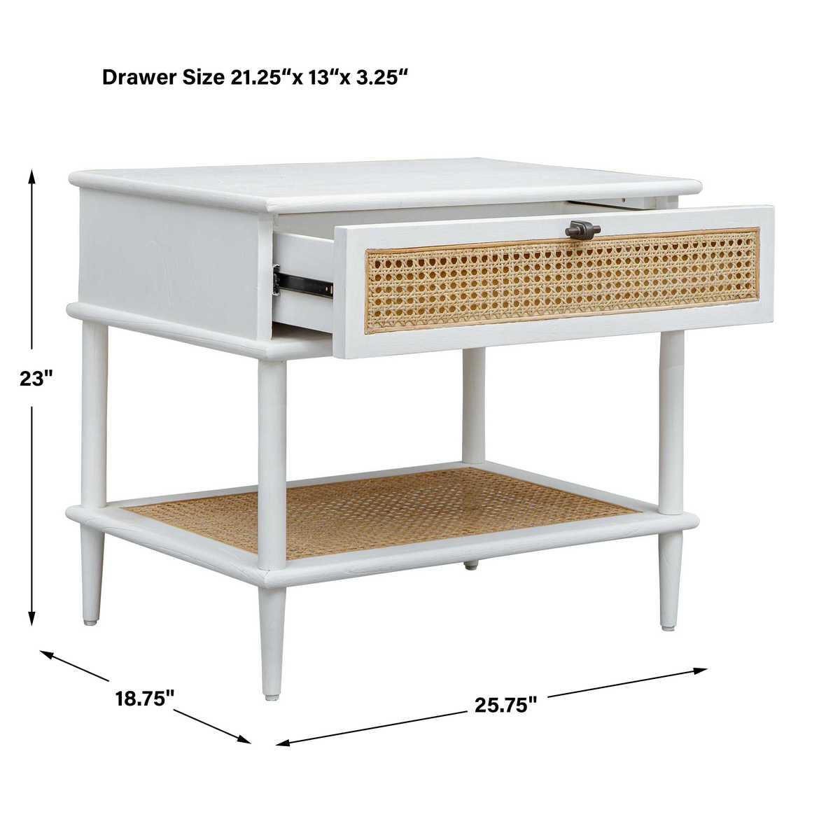 Table d'appoint Coast, blanche