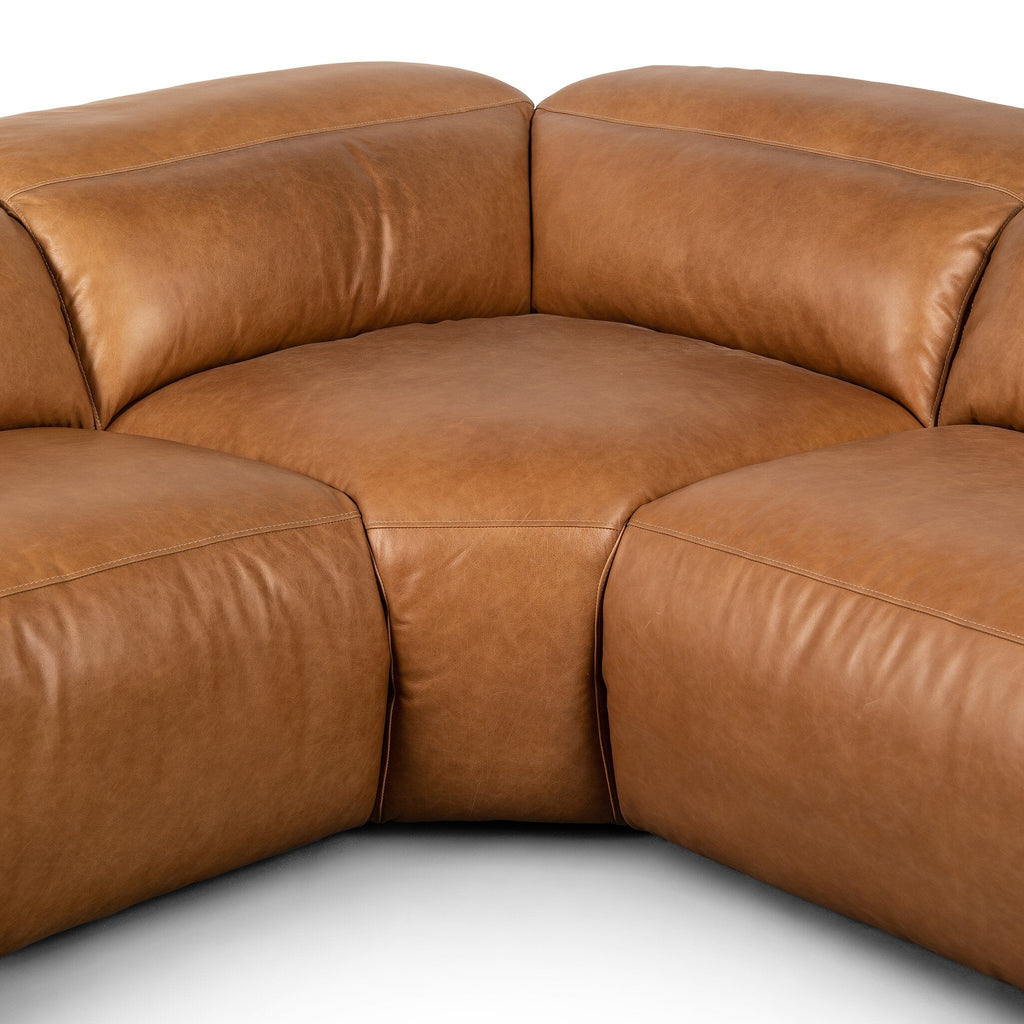 Canapé d'angle 5 pièces Radley avec fauteuil inclinable électrique.