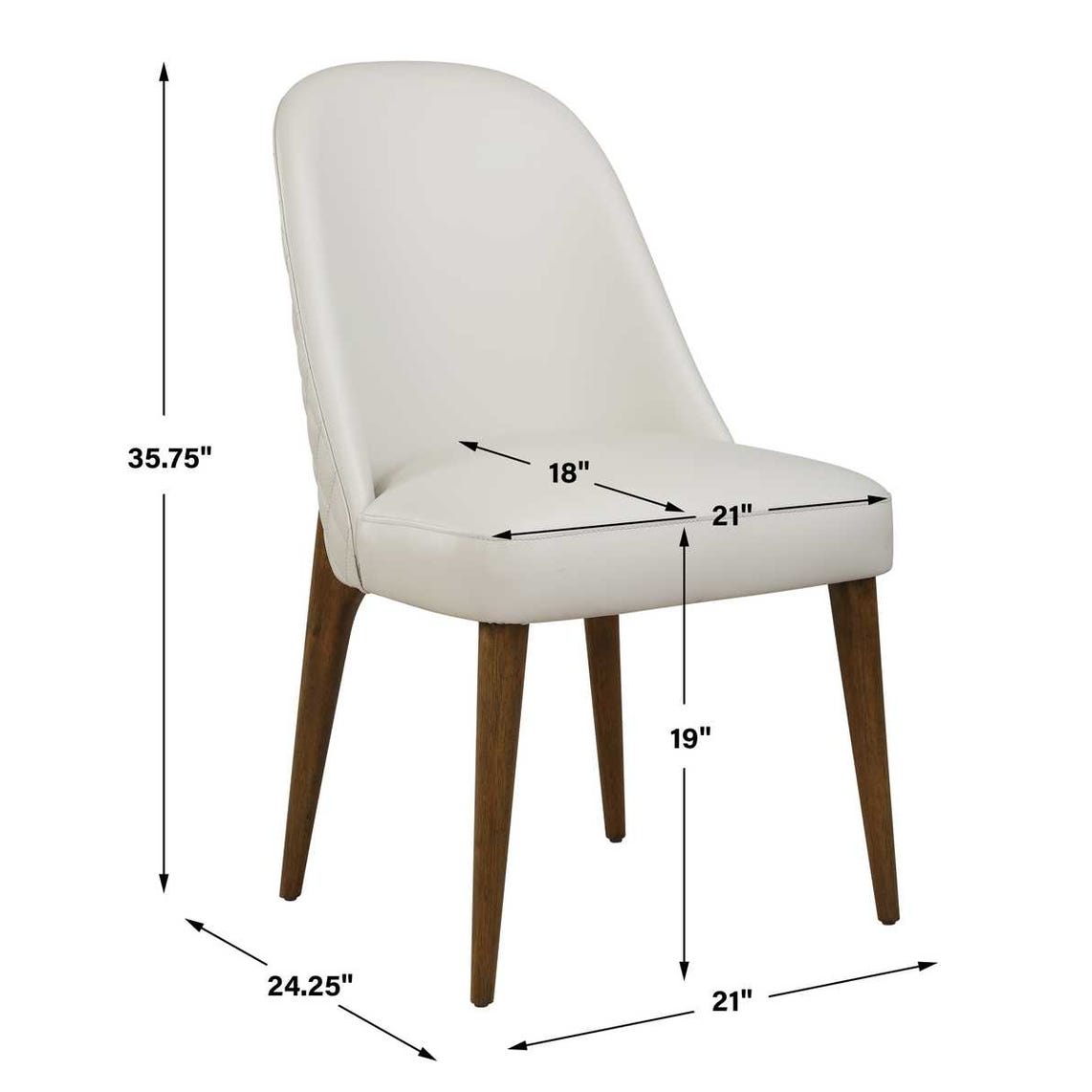 Chaise de salle à manger Stitches, 2 par boîte, prix unitaire