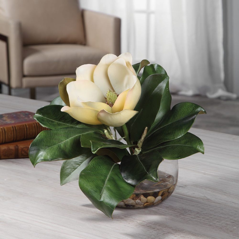 Accent Magnolia en soie Celia