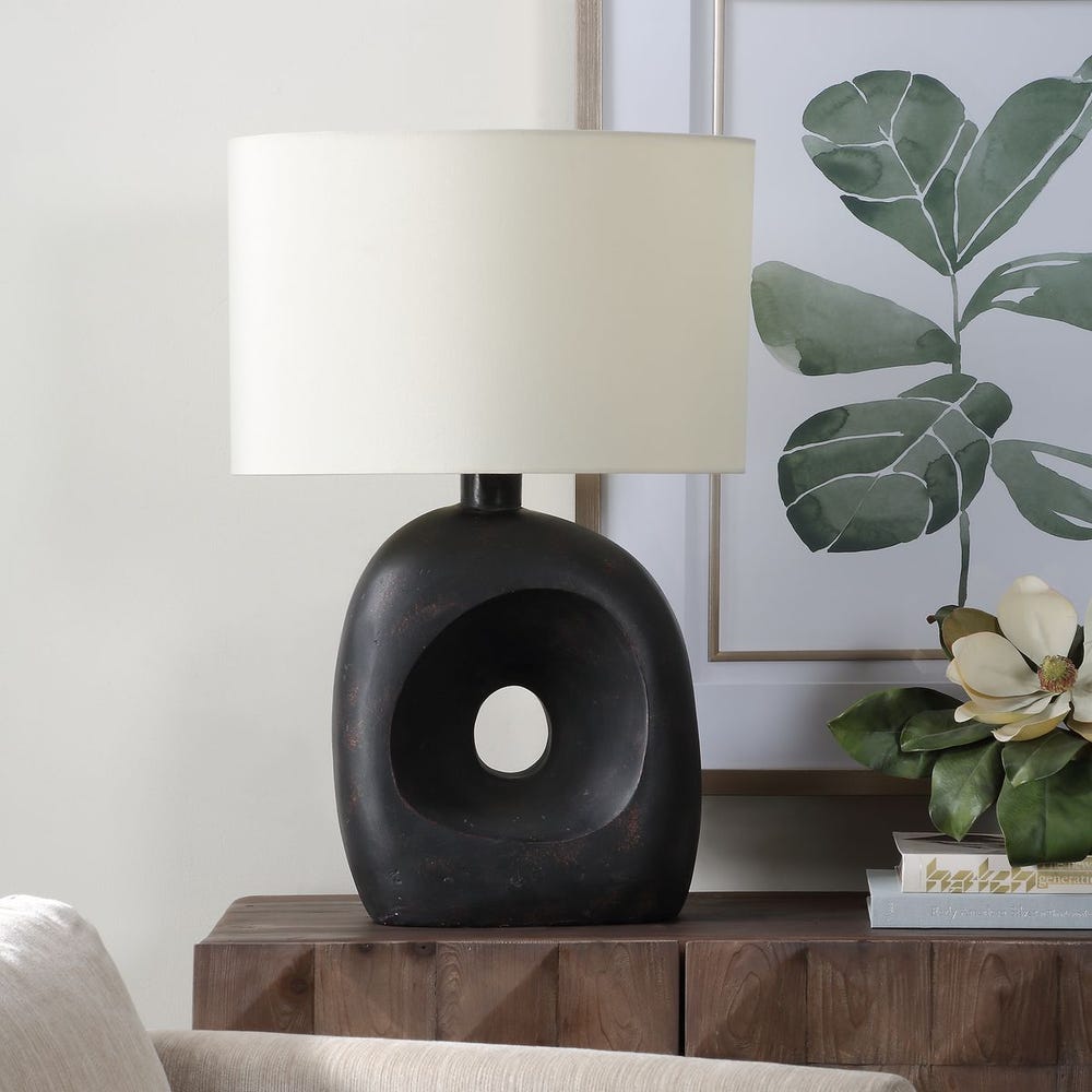 Lampe de table d'extérieur à judas