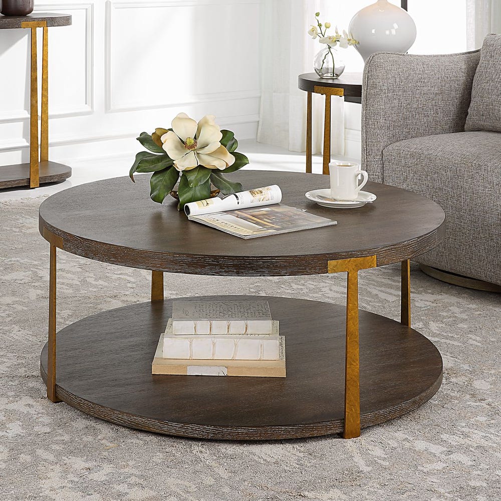 Table basse Palisade, noyer
