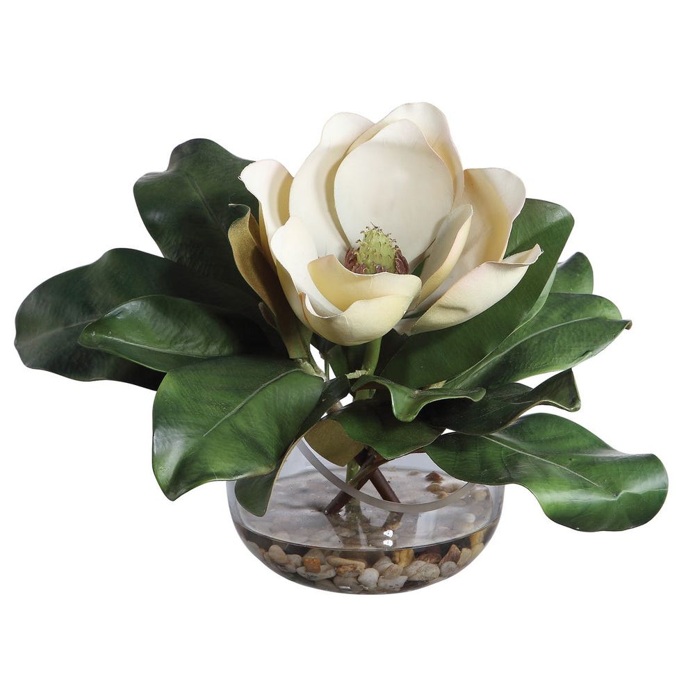 Accent Magnolia en soie Celia