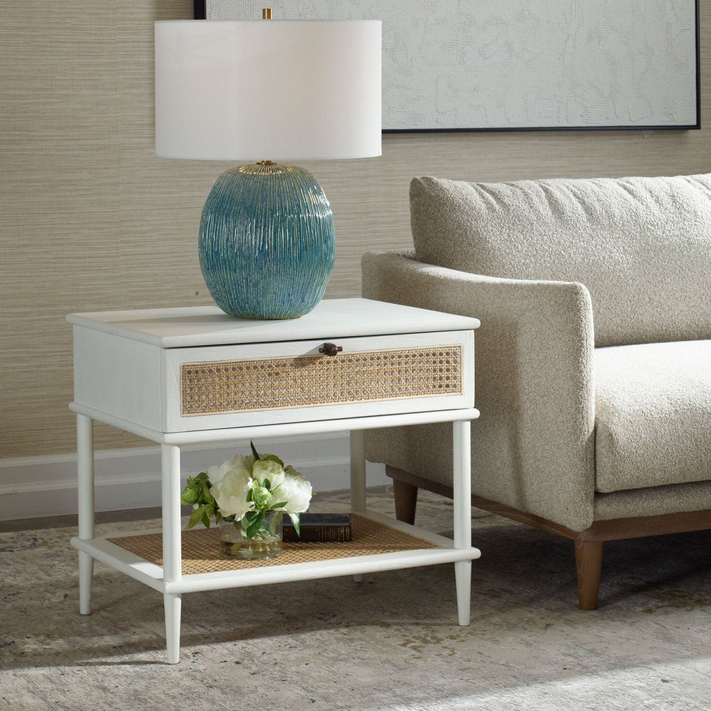 Table d'appoint Coast, blanche