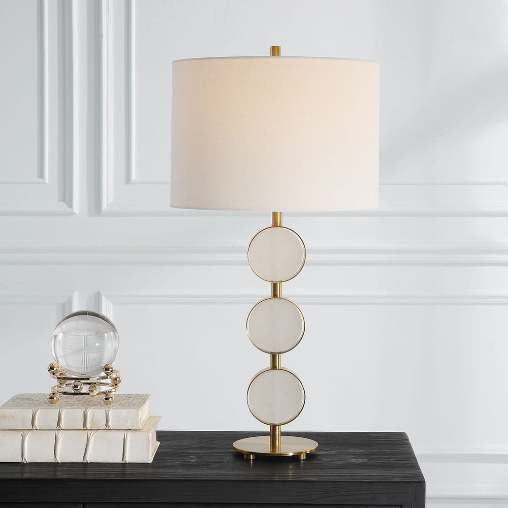 Lampe de table à trois anneaux