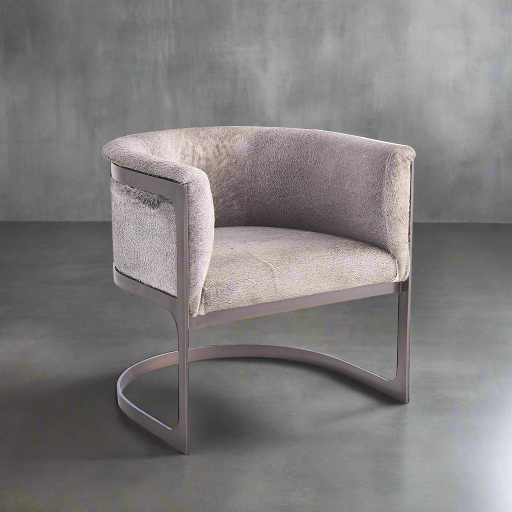 FAUTEUIL EN CUIR REGATON BARREL
