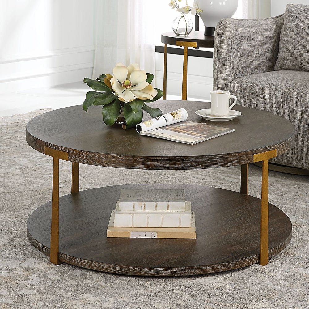 Table basse Palisade, noyer