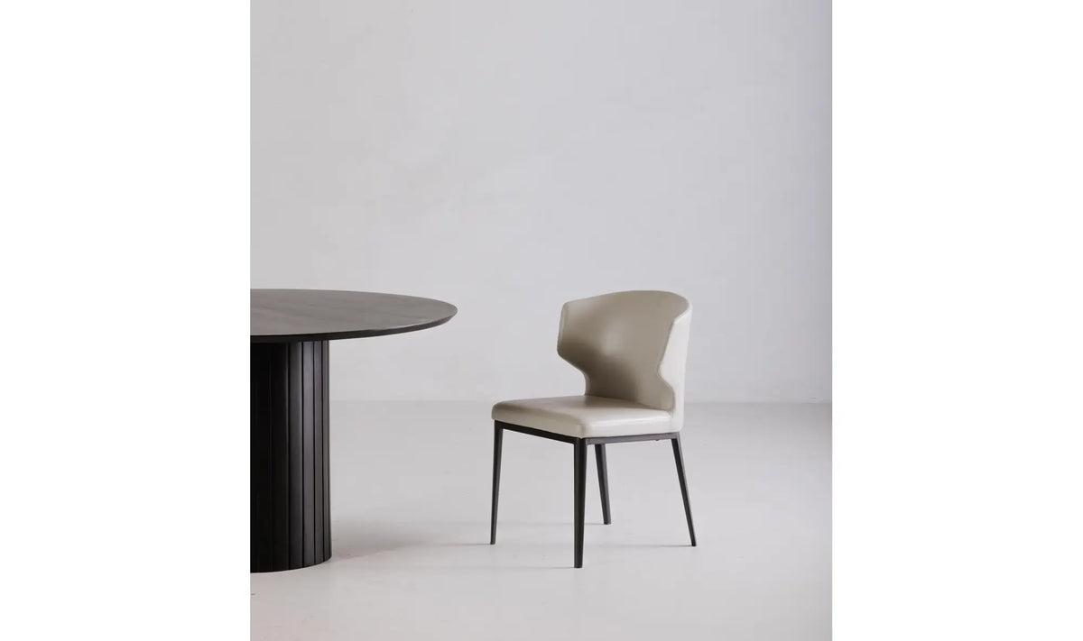 Chaises de salle à manger Delaney beiges - Lot de deux