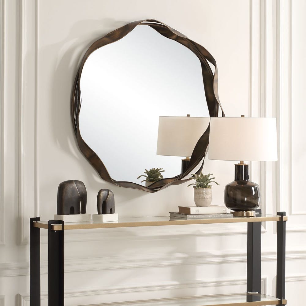 Miroir rond Catch The Wave