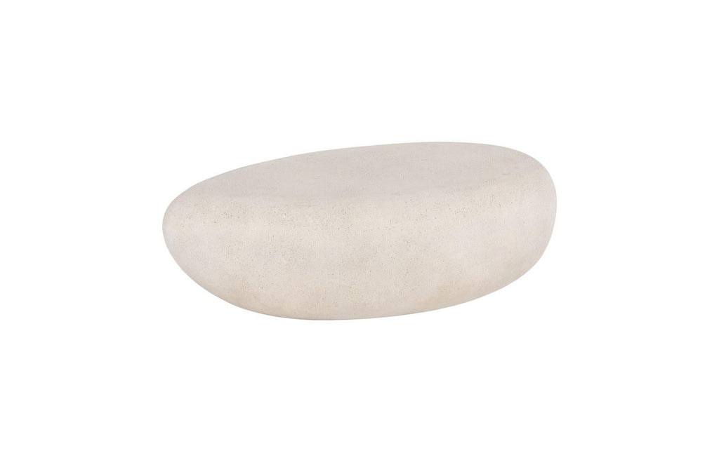 Table basse en pierre de rivière, pierre romaine, petite