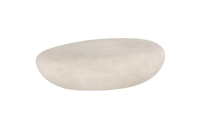 Grande table basse en pierre de rivière