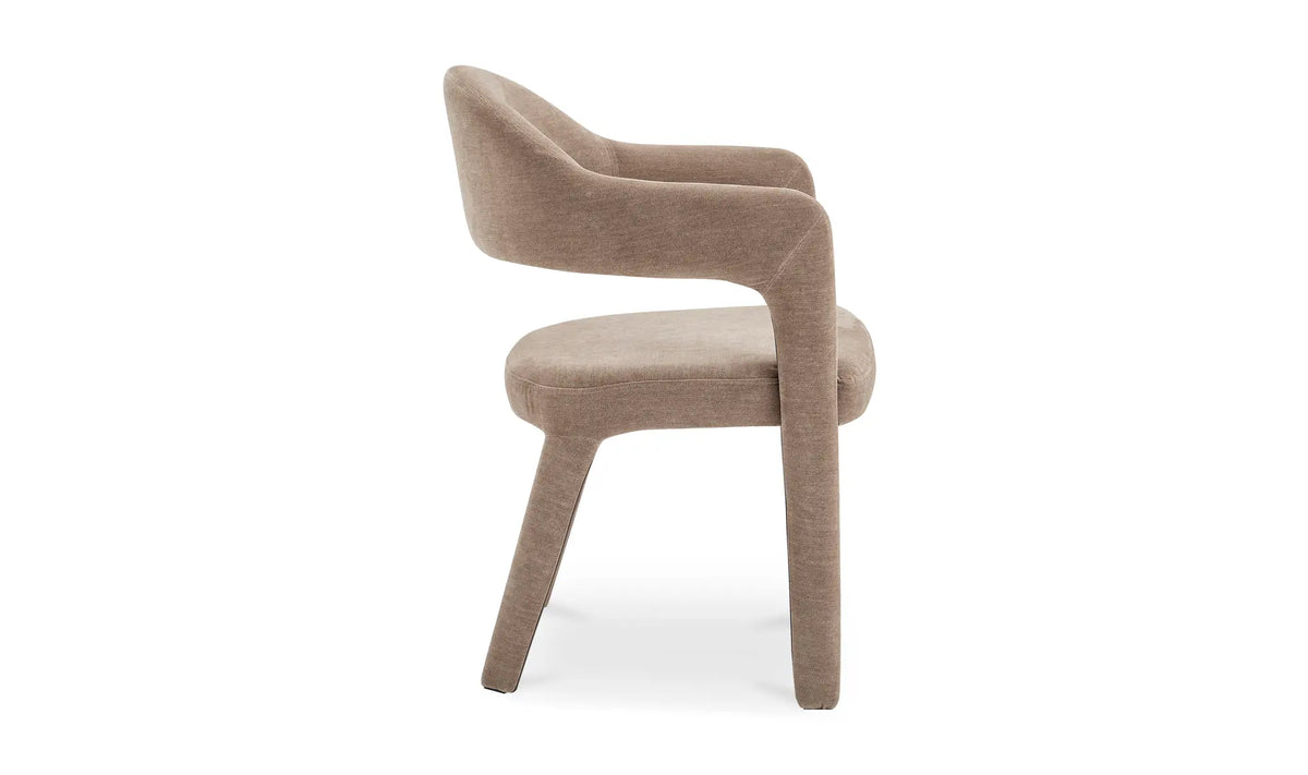 Chaise de salle à manger Martens couleur camel